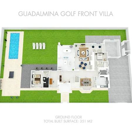 Villa Vacation I Guadalmina Golf Front Villa, Private Pool, Cinema Room, Location, Close To The And Puerto Banus Marbellac